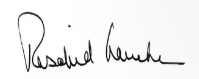 Signature of Professor Rosalind Croucher