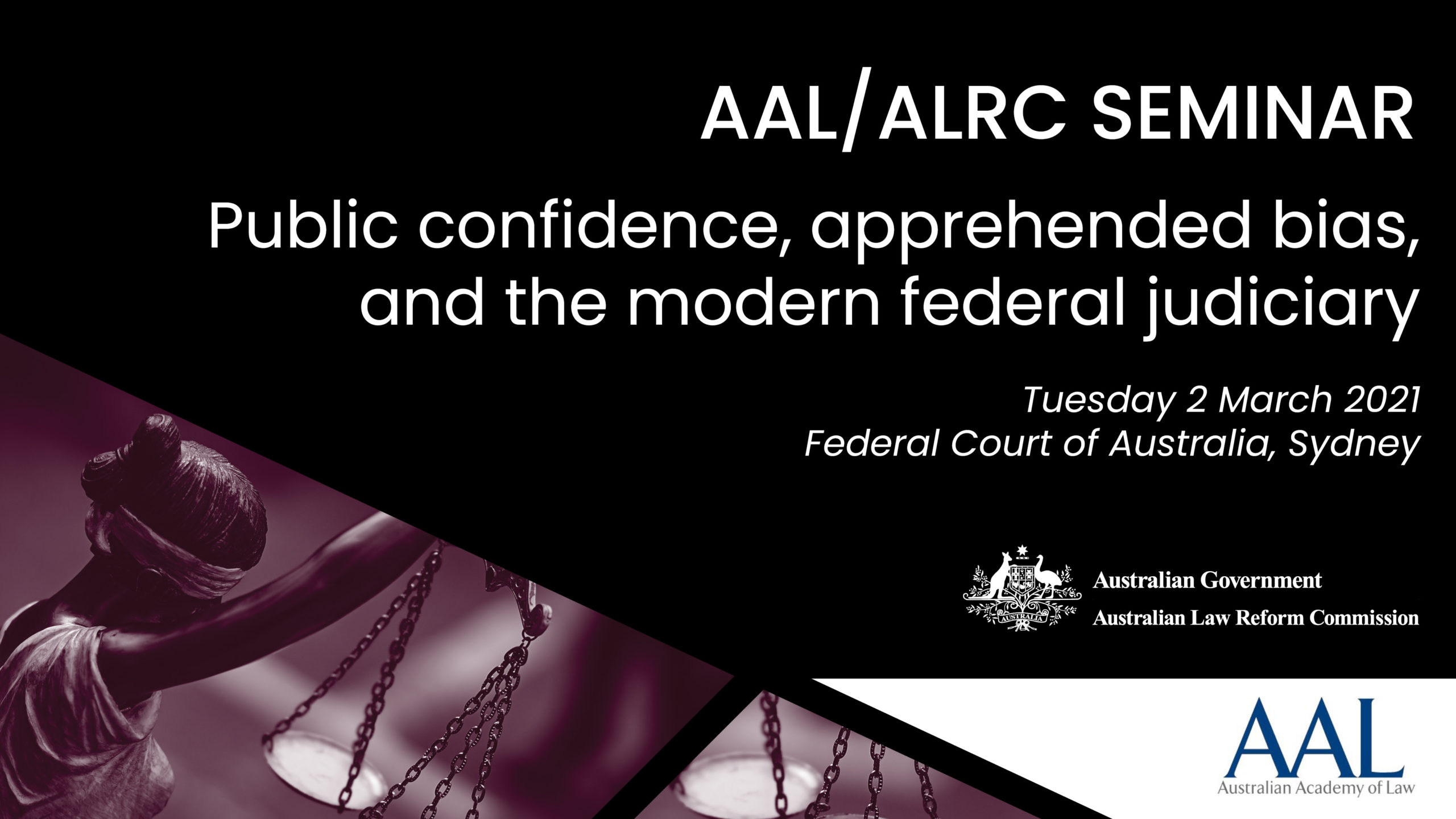 AAL/ALRC Seminar title slide