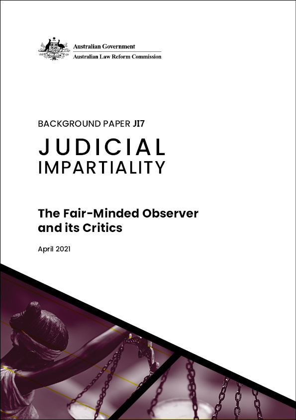 The Fair-Minded Observer and its Critics - Judicial Impartiality Background Cover